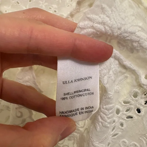 Ulla Johnson White Lace Blouse - Picture 4 of 5